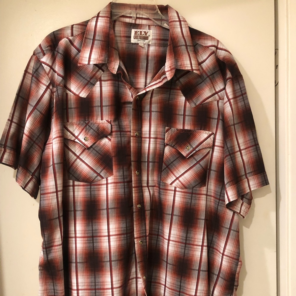 Ely Cattleman Western shirt, XXL